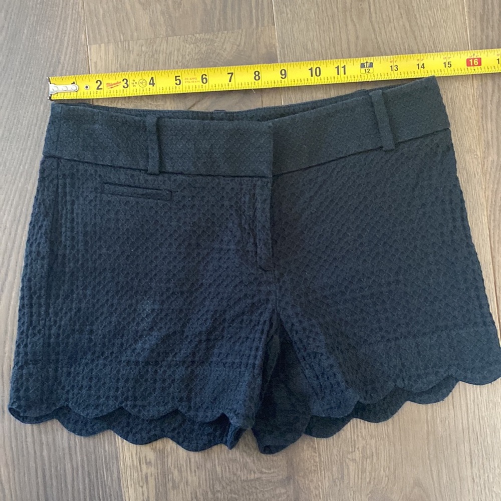 5/$10 Loft black cotton shorts Women’s size 00 - Picture 7 of 8